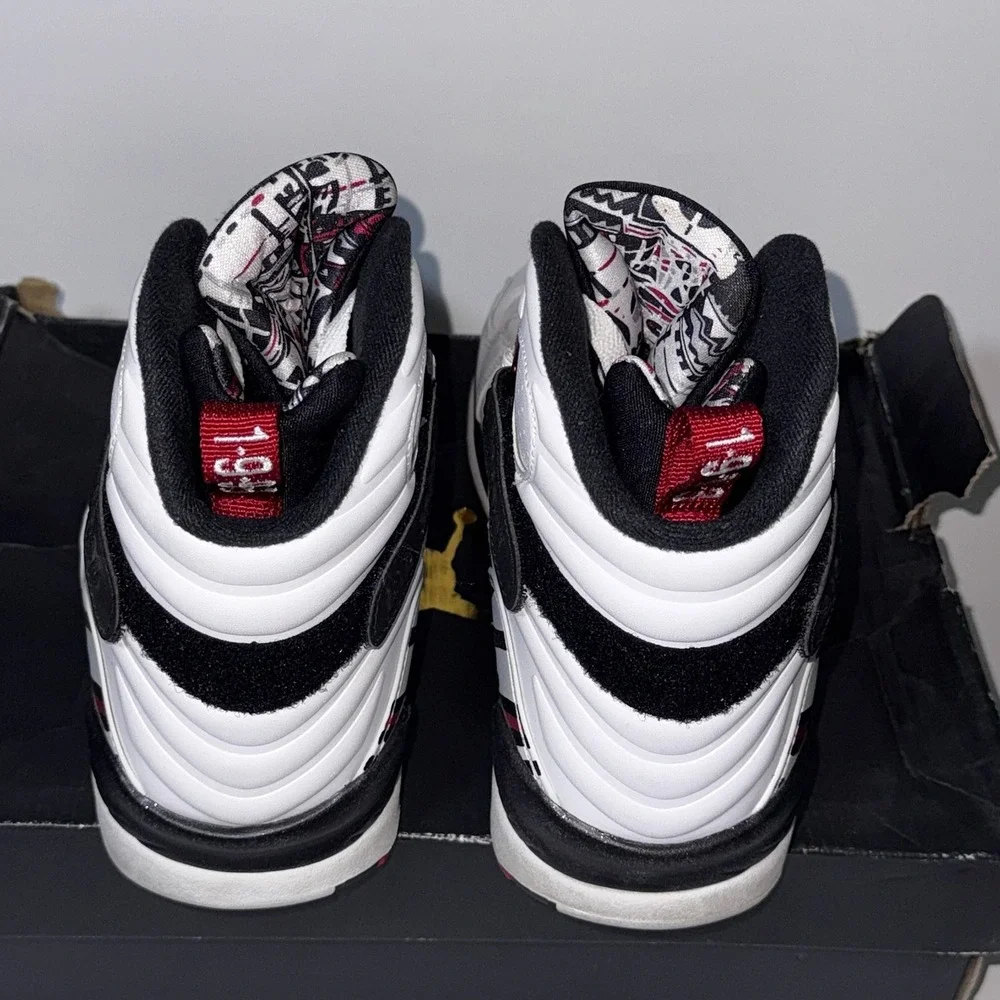 Size 10.5 - Air Jordan 8 Retro Alternate White Red Black